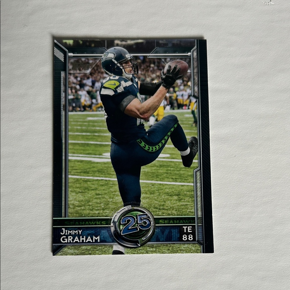 Jimmy Graham Seattle Seahawks NFL Trading Card - Navy Blue Uniform